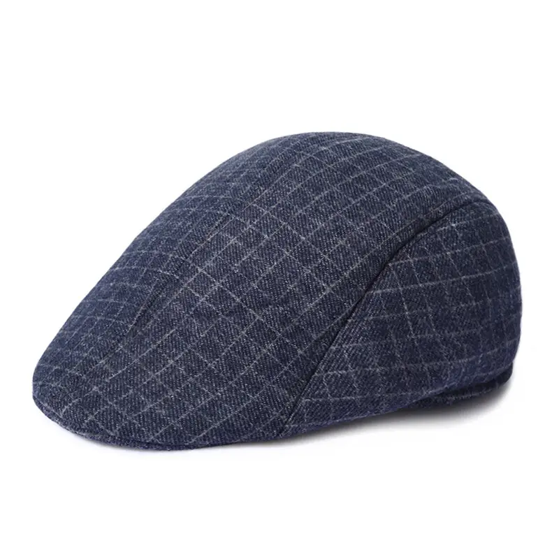 Large Plaid-dark blue