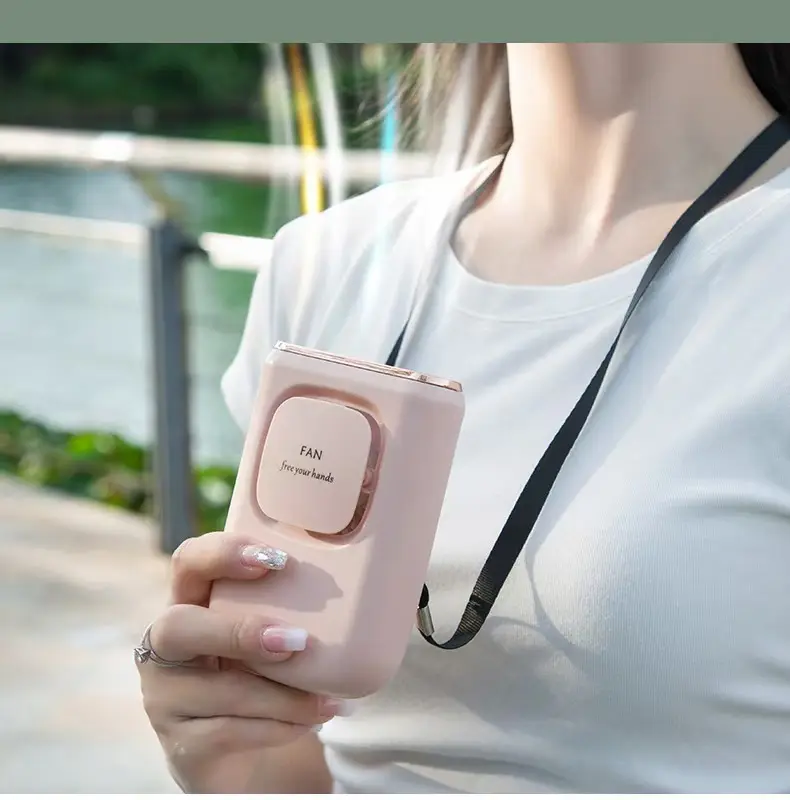 Portable Small Silent USB Fan, Rechargeable, Waist-Hanging, Neck-Hanging, Strong Wind, Student Dormitory Desktop Fan — feature 23