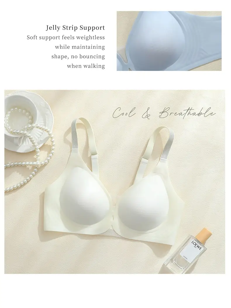 Seamless Nude-Feel Underwear for Women, Jelly Soft Support, Adjustable, Anti-Sagging, Wireless, Ultra-Soft and Thin Bra — feature 20