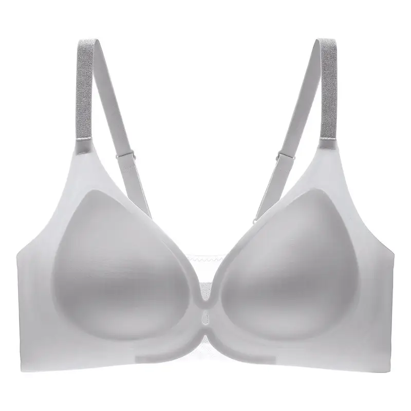 Seamless Nude-Feel Underwear for Women, Jelly Soft Support, Adjustable, Anti-Sagging, Wireless, Ultra-Soft and Thin Bra