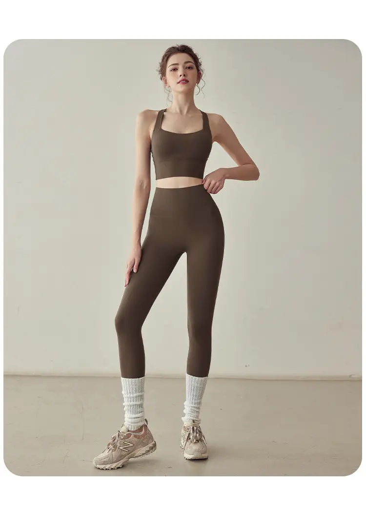 Plus-Size Women's Sports Suit 2026 New Yoga Outfit Fitness Running Sportswear Pilates Stunning Training Wear — feature 12