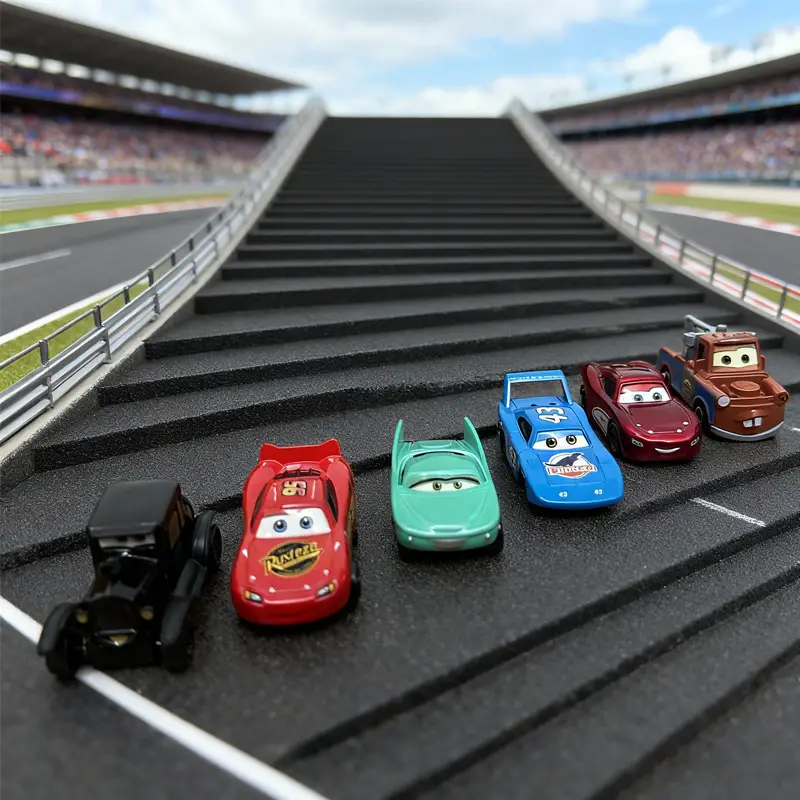 Cross-Border Hot-Selling New Cars 3 Lightning Mcqueen Racing Car Children's Toy Sliding 1:64 Model Car — feature 5