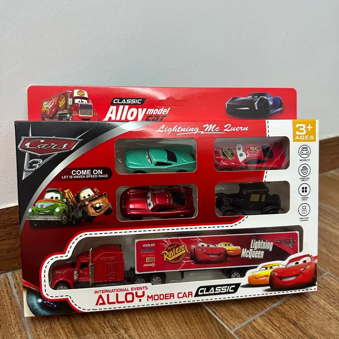 Cross-Border Hot-Selling New Cars 3 Lightning Mcqueen Racing Car Children's Toy Sliding 1:64 Model Car