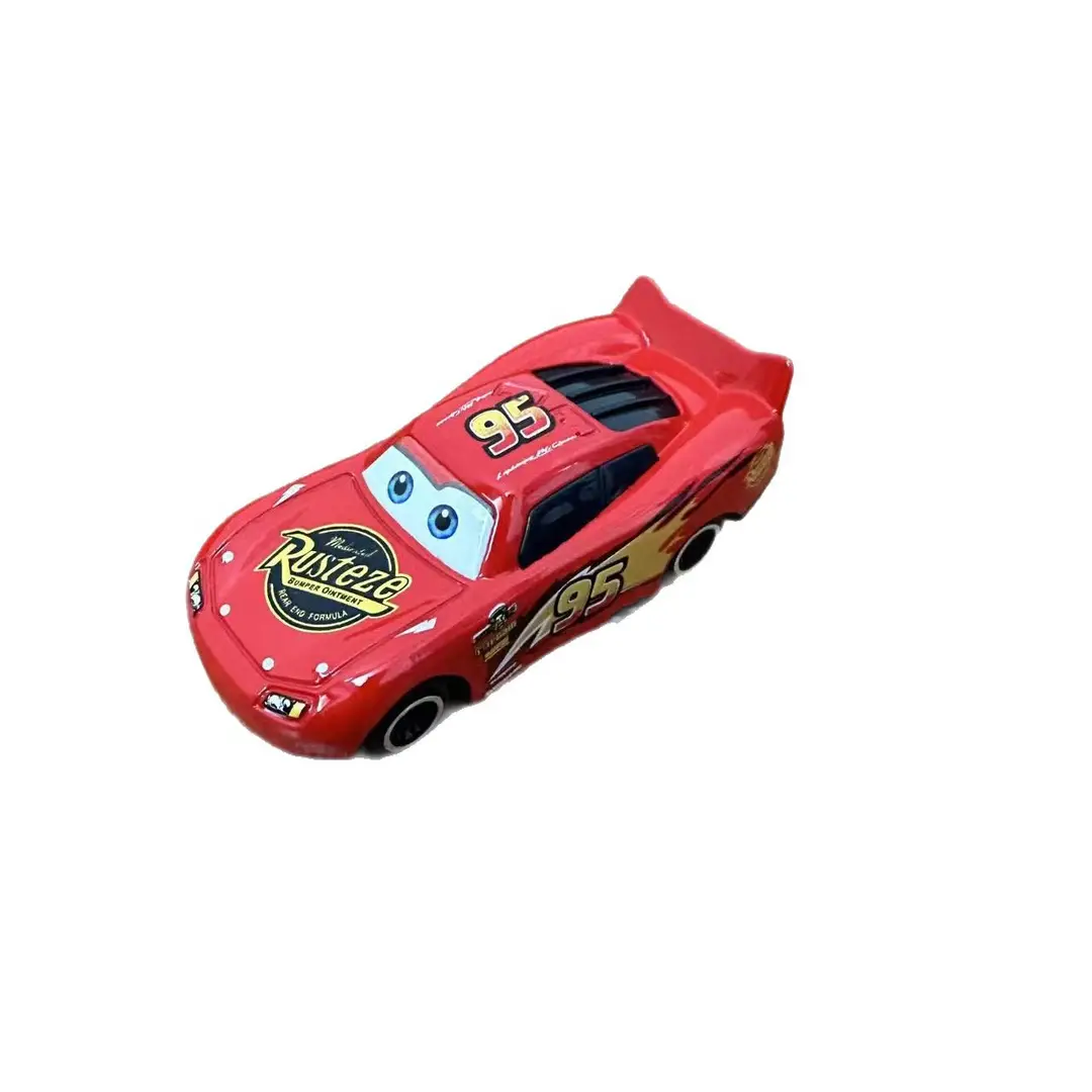 Cars 3 Lightning Mcqueen Storage Rack Parking Lot Children's Toy Sliding Alloy Car Black Storm 3 Mater