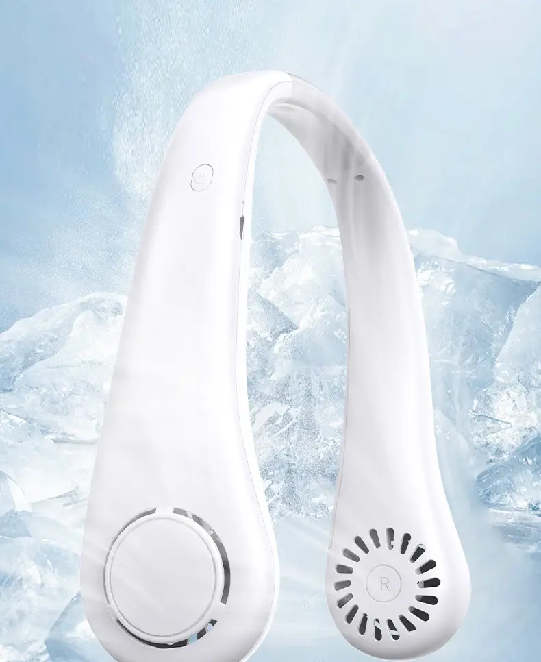Cross-Border Hot-Selling Bladeless Neck Fan, Outdoor Portable Mini Fan, USB Rechargeable Lazy Neck Fan — feature 19