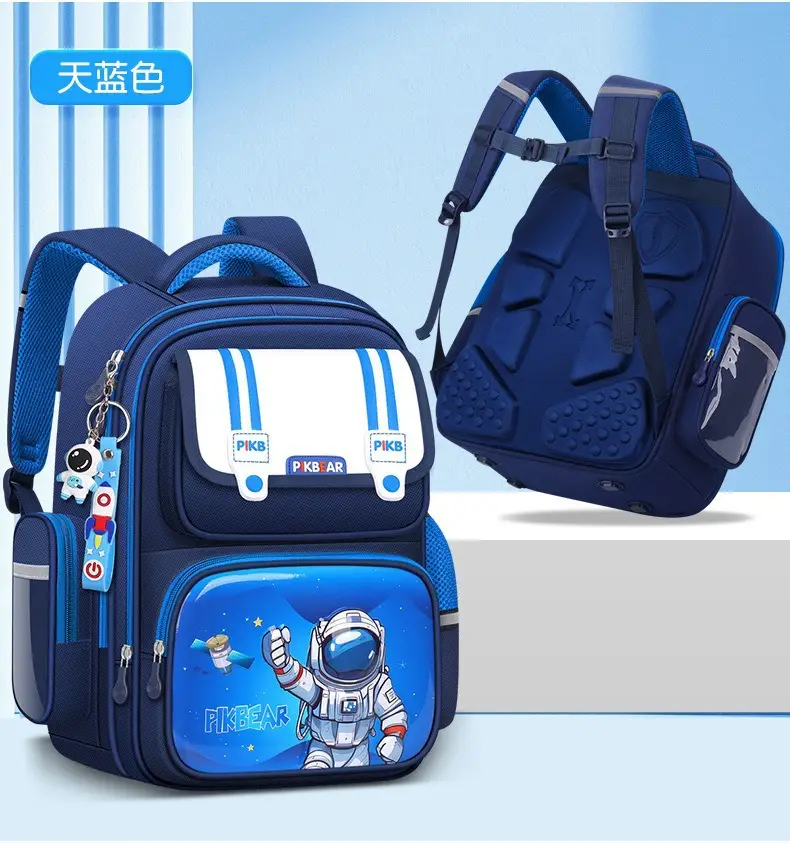 Foreign Trade Schoolbags for Primary School Students 3D Hard-Shell Astronaut Schoolbags for Boys and Girls in Grades 1-3-6 to Protect the Spine and Reduce Burden — feature 15