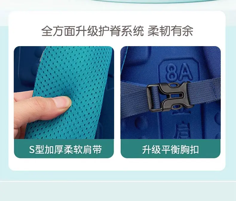 Foreign Trade Schoolbags for Primary School Students 3D Hard-Shell Astronaut Schoolbags for Boys and Girls in Grades 1-3-6 to Protect the Spine and Reduce Burden — feature 5