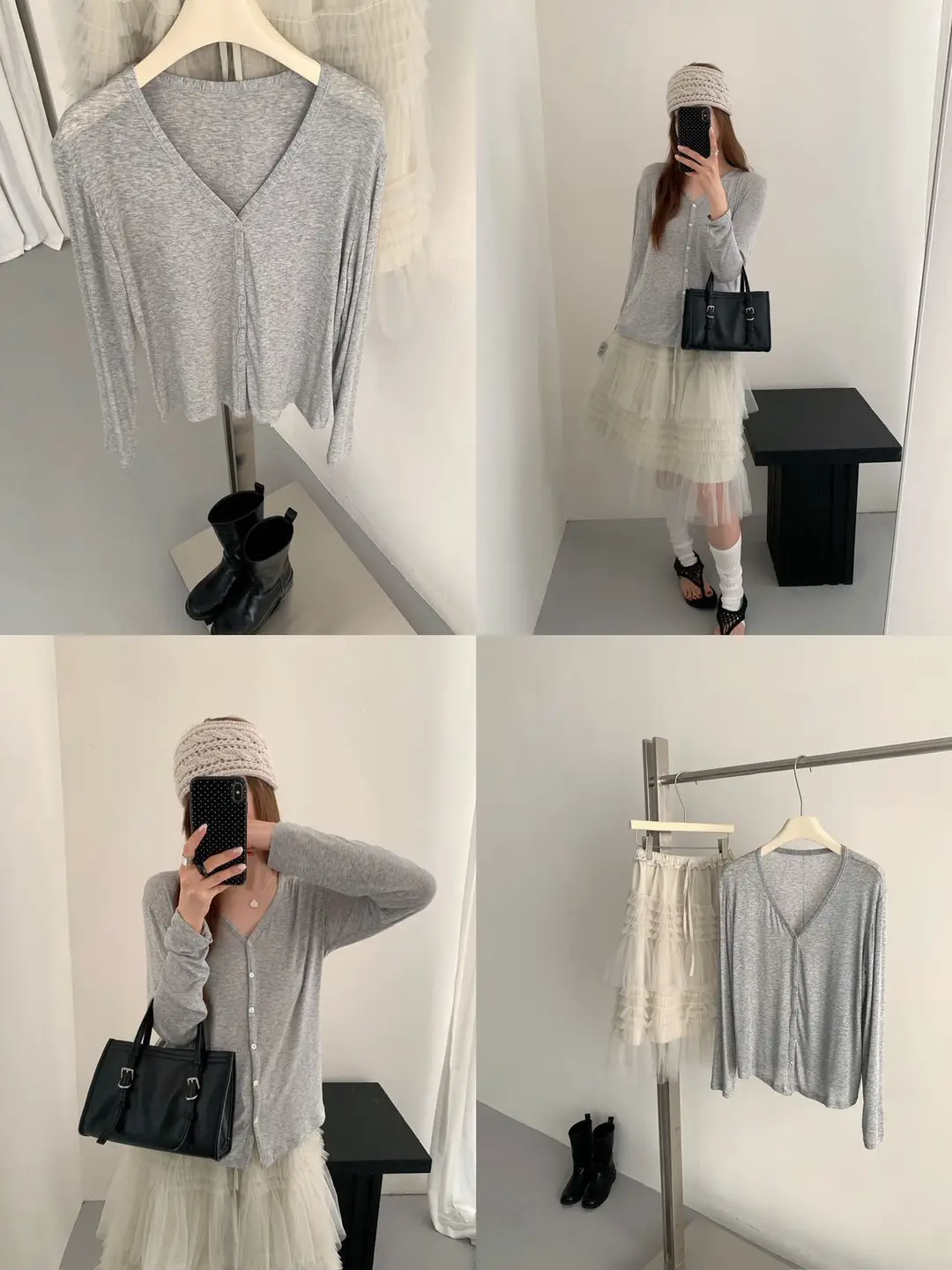 Tencel Modal Cardigan Silk Spring and Summer Lightweight Korean-Style Skin-Friendly Cotton Wool Knitwear Women's Buttoned Long-Sleeved Top — feature 4