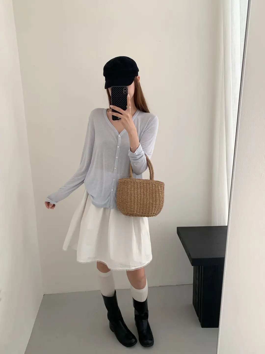 Tencel Modal Cardigan Silk Spring and Summer Lightweight Korean-Style Skin-Friendly Cotton Wool Knitwear Women's Buttoned Long-Sleeved Top - Image 6