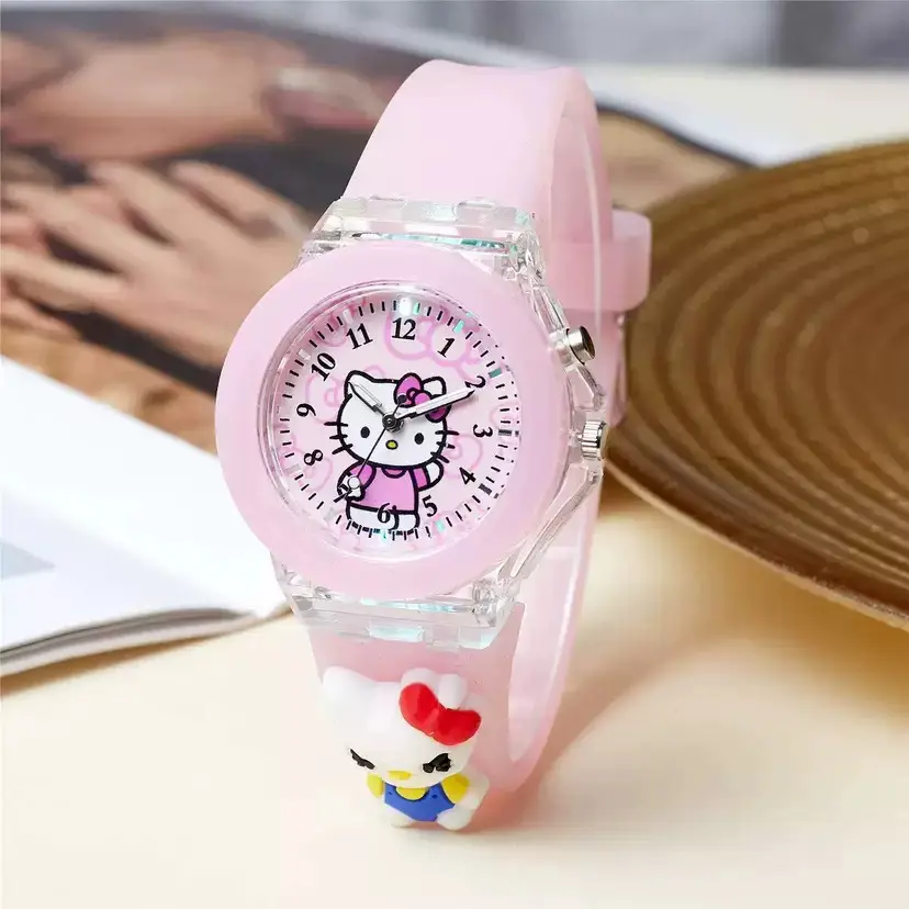 Cartoon Children's Watch Silicone Luminous Watch Marvel Doll Quartz Watch New Model Manufacturer Wholesale Cross-Border