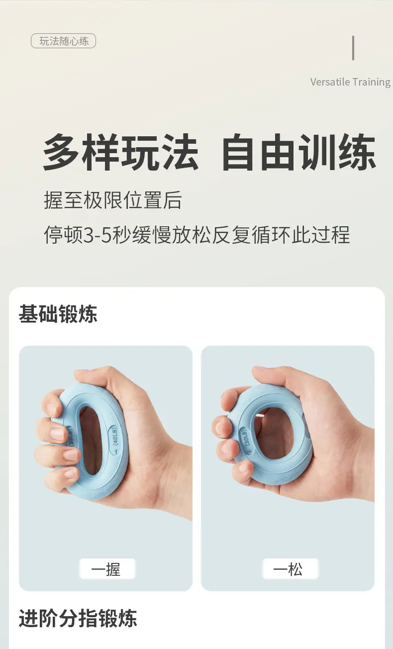 Silicone Grip Strength Training Device for Hand Exercises, Finger Rehabilitation Training, Grip Ball for Men, High-End Grip Strengthener with High Rebound — feature 14