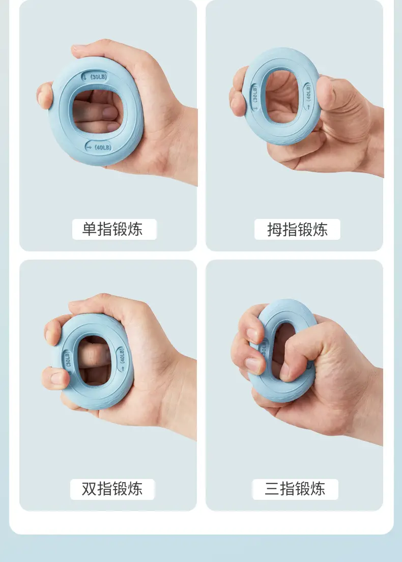 Silicone Grip Strength Training Device for Hand Exercises, Finger Rehabilitation Training, Grip Ball for Men, High-End Grip Strengthener with High Rebound — feature 15
