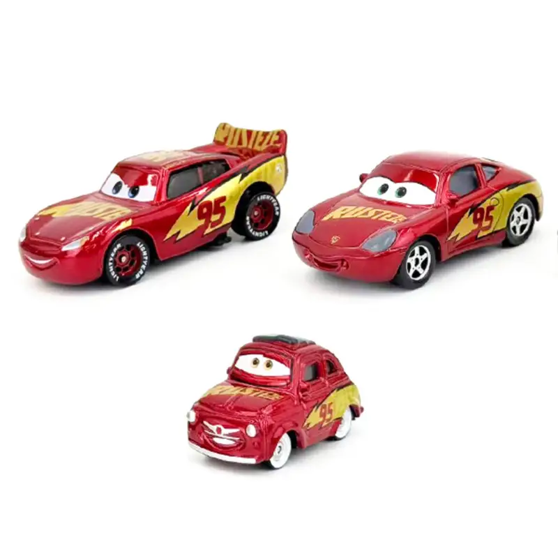 Cars: the Racing Story Alloy Toy Cars Electroplated Red Lightning Mcqueen Sally Carbur Model Children's Toys