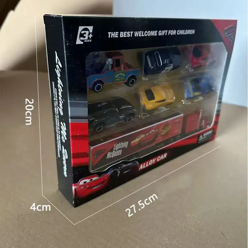Cars Alloy Racing Lightning Mcqueen Police Chief Mater Skateboard Model Figurine Boys Boxed Gift — feature 11