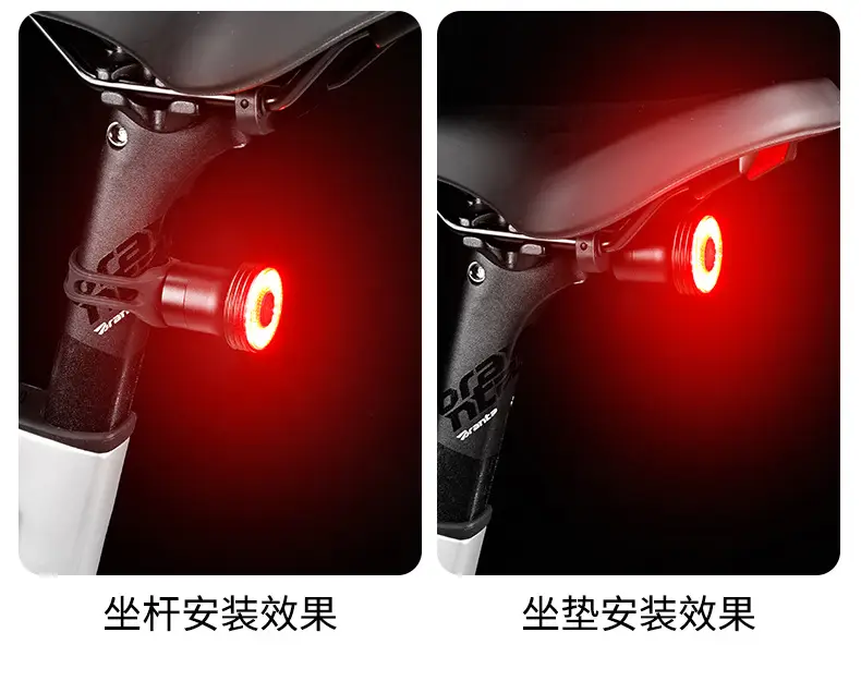 Bicycle Tail Light, Road Bike Brake Sensor Warning Light, USB Waterproof Light, Outdoor Mountain Bike Cycling Light — feature 5