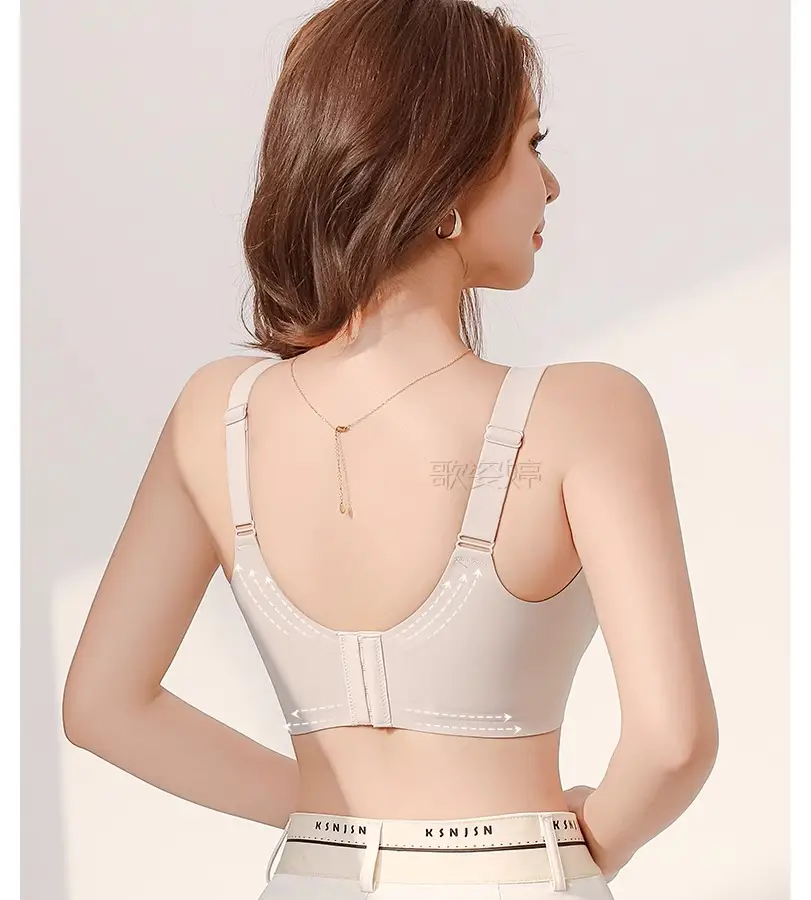 Plus-Size Seamless Bra for Women, Minimizes Large Bust, Full Cup, Thin Style, Anti-Sagging, Side Breast Gathering, Shaping Bra for Summer — feature 17