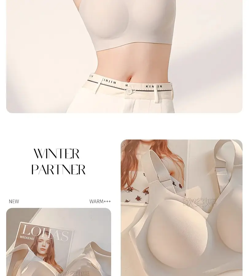 Plus-Size Seamless Bra for Women, Minimizes Large Bust, Full Cup, Thin Style, Anti-Sagging, Side Breast Gathering, Shaping Bra for Summer — feature 28