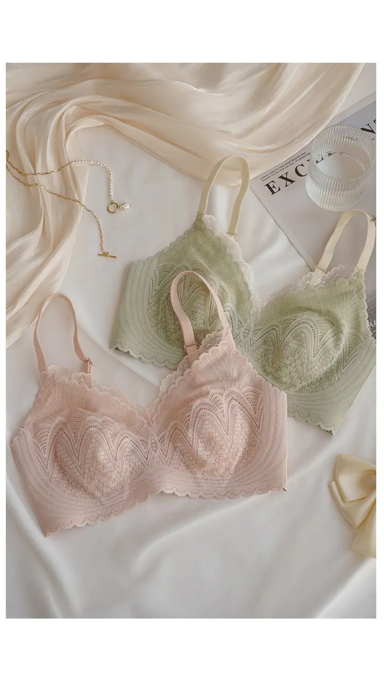 Summer Ultra-Thin Cool-Feel Bra for Women with Large Busts, Makes the Bust Appear Smaller and Slimmer, Breathable and Comfortable, Wireless, Side Breast Support, Seamless Bra — feature 15