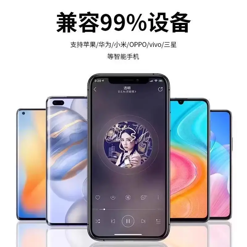 Huaqiangbei Bluetooth Headphones 2026 New Model 8Th Generation Noise Reduction Long Battery Life High-Quality Sound Sports Wireless Headphones