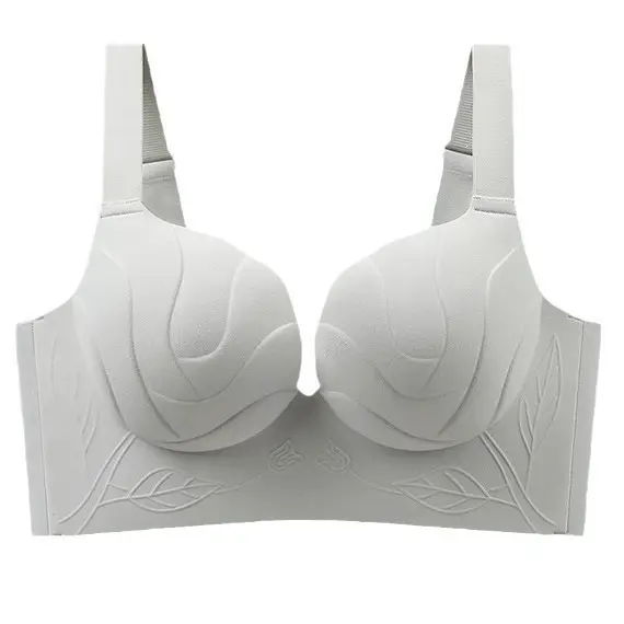 Cross-Border Plus-Size Women's Comfortable Push-Up Bra for Large Busts, Smooth Surface, Side Breast Reduction, Anti-Sagging, Gathering Bra