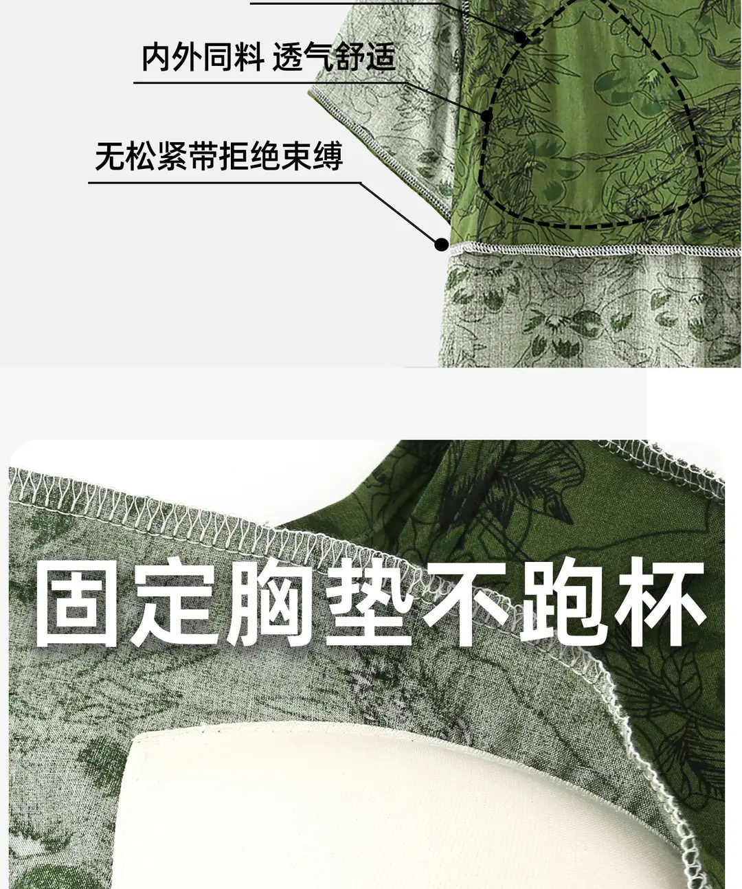 Cotton Silk Nightgown with Breast Pads for Women 2026 New Summer Style High-End Thin Rayon Dress Beautiful Home Wear — feature 11