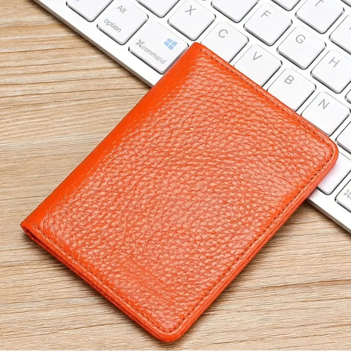 Litchi Pattern Wallet Men's Short Style 2026 New Thin Coin Purse Card Holder Simple Multifunctional Wallet Wholesale