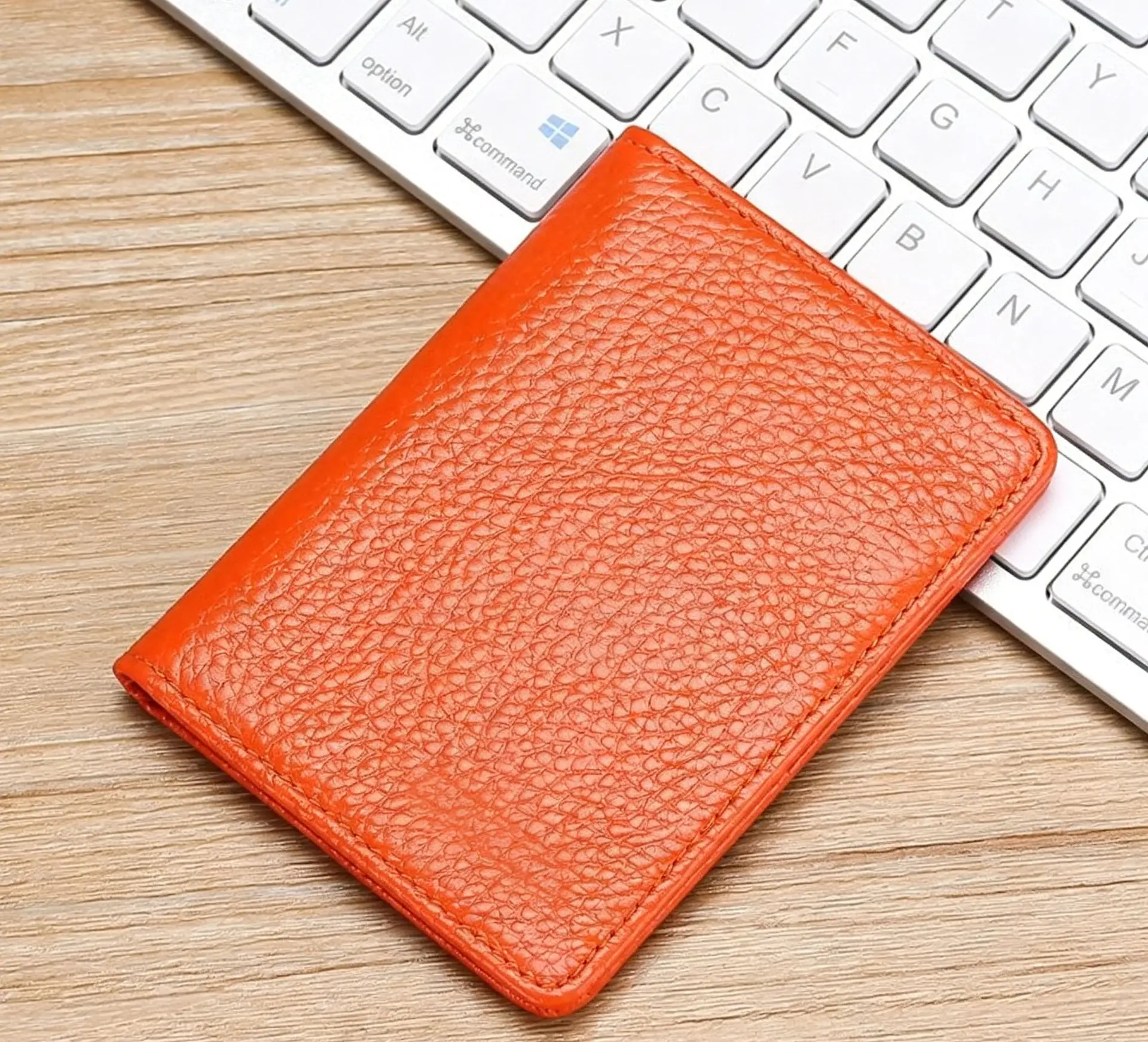 Litchi Pattern Wallet Men's Short Style 2026 New Thin Coin Purse Card Holder Simple Multifunctional Wallet Wholesale — feature 5