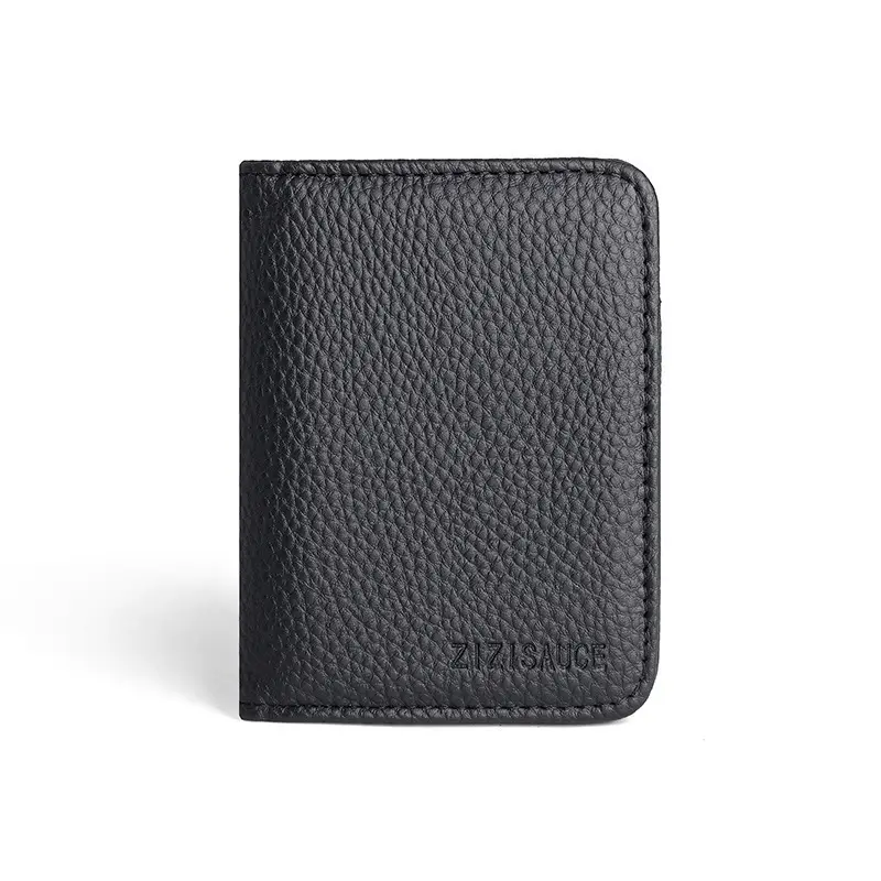 Litchi Pattern Wallet Men's Short Style 2026 New Thin Coin Purse Card Holder Simple Multifunctional Wallet Wholesale