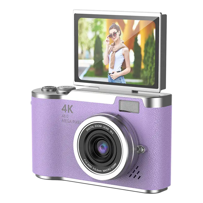 New Model Lk007Ccd Digital High-Definition Photography Toy Portable Retro Campus Camera Cross-Border Gift 4K - Image 5
