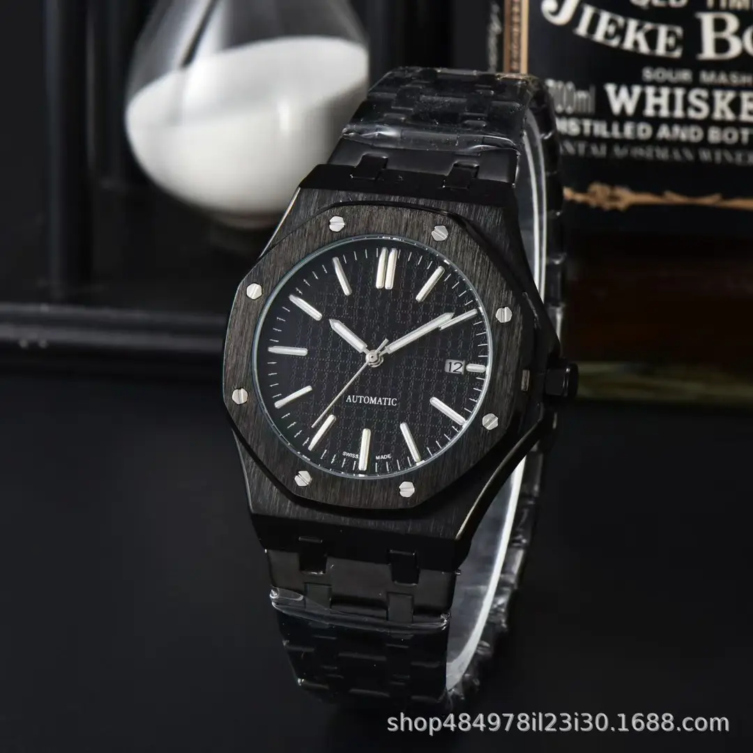 2026 Exquisite Cross-Border Oak Series Shaped Dial Luminous Frosted Quartz Watch