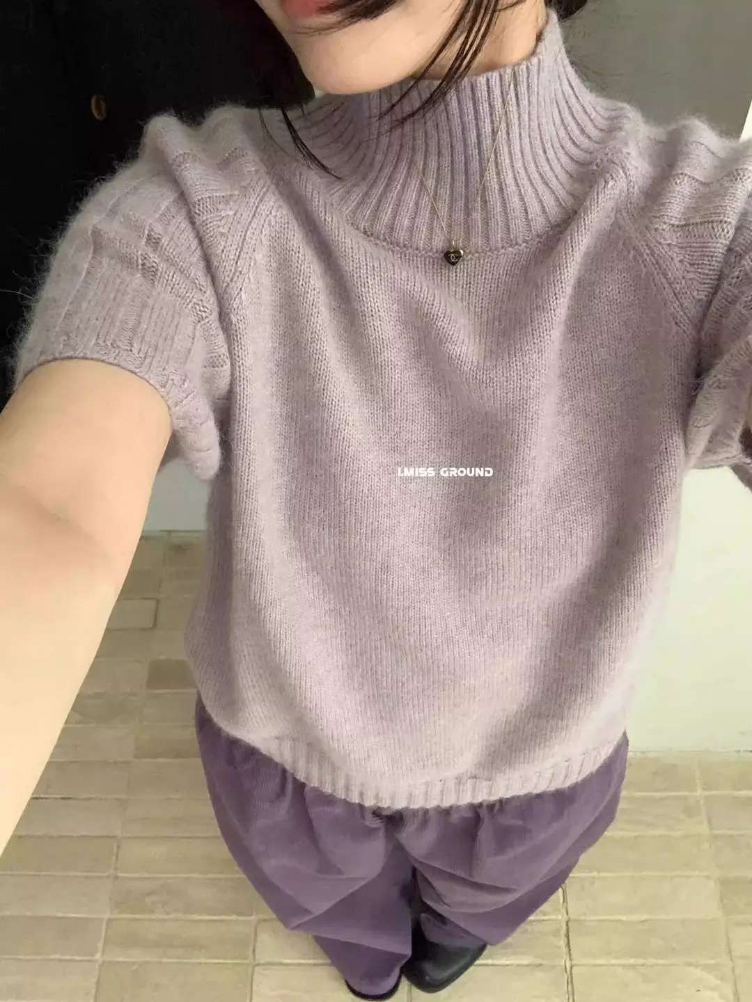 White Half-Turtleneck Sweater, Short-Sleeved Thickened Knitted Base Layer, New Autumn and Winter Style, Great for Layering, Very Stylish Top for Women — feature 13