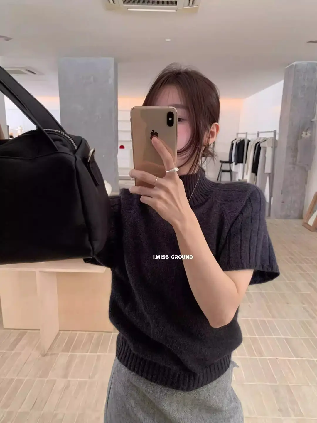 White Half-Turtleneck Sweater, Short-Sleeved Thickened Knitted Base Layer, New Autumn and Winter Style, Great for Layering, Very Stylish Top for Women — feature 17