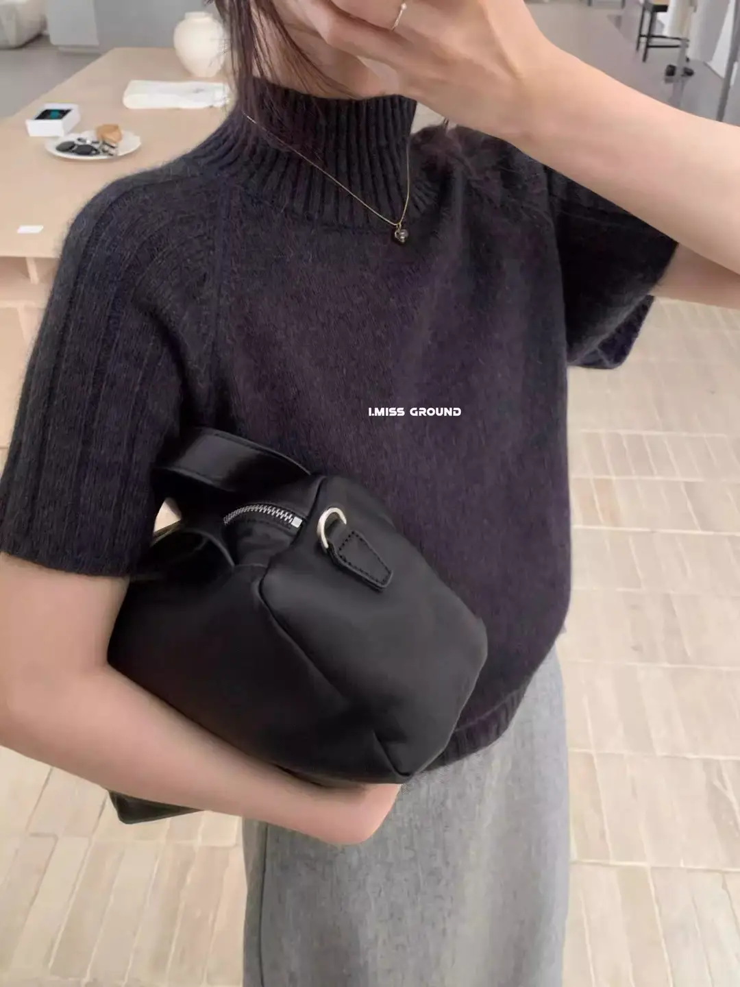 White Half-Turtleneck Sweater, Short-Sleeved Thickened Knitted Base Layer, New Autumn and Winter Style, Great for Layering, Very Stylish Top for Women — feature 18