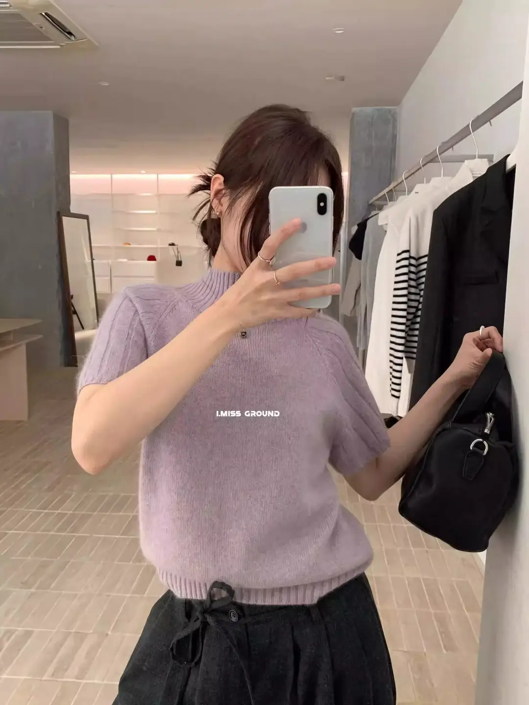 White Half-Turtleneck Sweater, Short-Sleeved Thickened Knitted Base Layer, New Autumn and Winter Style, Great for Layering, Very Stylish Top for Women — feature 24