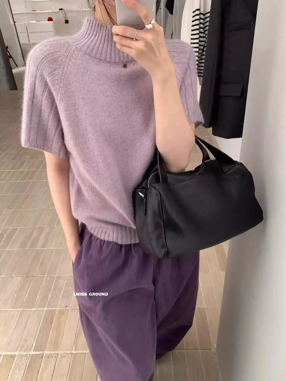 White Half-Turtleneck Sweater, Short-Sleeved Thickened Knitted Base Layer, New Autumn and Winter Style, Great for Layering, Very Stylish Top for Women — feature 26