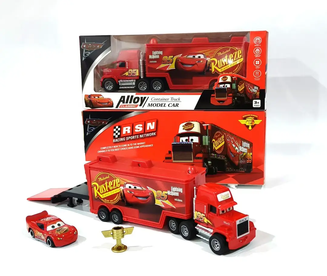 Cars 3 Lightning Mcqueen Children's Toy Sliding Alloy Car Black Storm 2 Mater Boy Gift