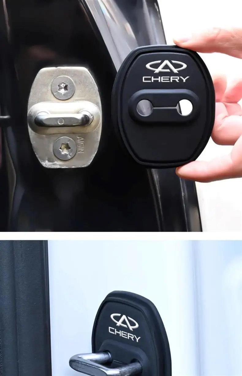 Chery Arrizo 8, Tiggo 9, Tiggo 8/7/5 Silicone Door Lock Cover, Shock-Absorbing Cushion, Waterproof and Rust-Proof — feature 13
