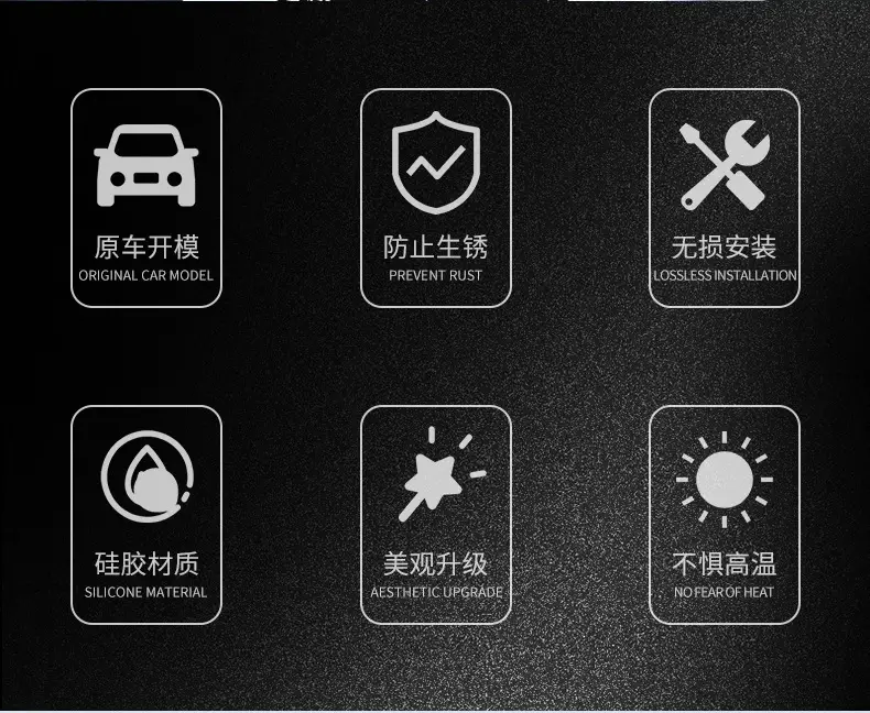Chery Arrizo 8, Tiggo 9, Tiggo 8/7/5 Silicone Door Lock Cover, Shock-Absorbing Cushion, Waterproof and Rust-Proof — feature 2