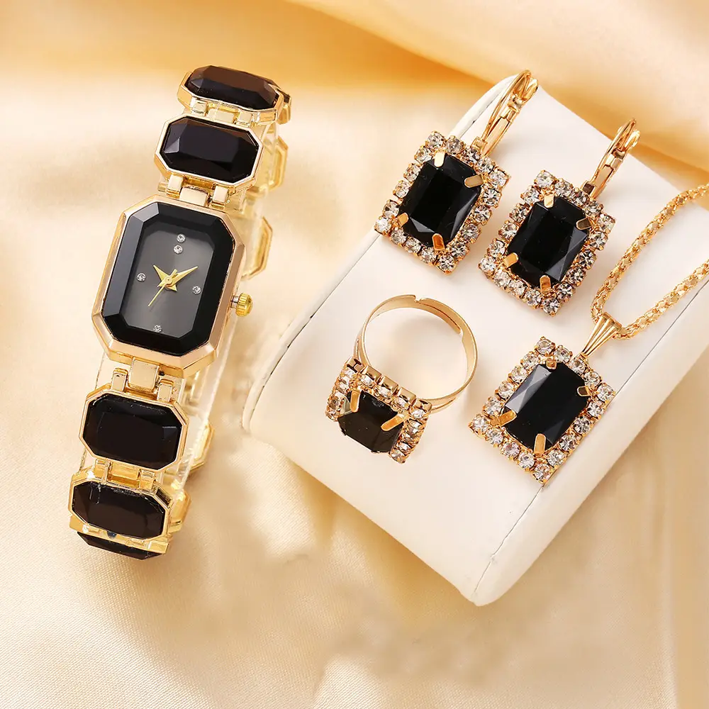 New Style Small Ice Sugar Watch for Women, Ladies' Wristwatch, Light Luxury Niche Design, High Aesthetic Value, Quartz Watch, Square Set - Image 2