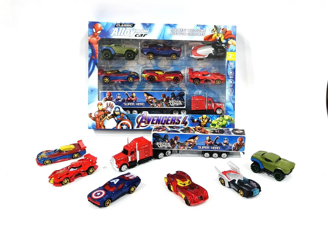 New Character Cross-Border Action Figure 3 Alloy Sliding Non-Returnable Lightning Mcqueen Toy Set Gift Box for Children — feature 5
