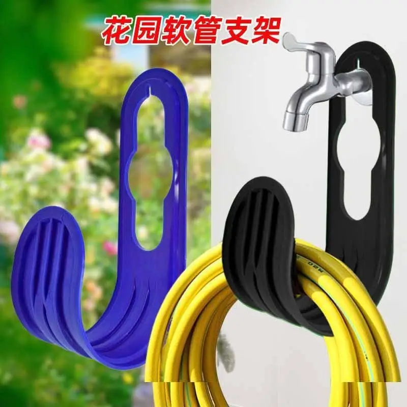 Wall-Mounted Garden Retractable Hose Storage Rack for Home Use, Outdoor Faucet Hook Garden Hose Organizer - Image 3
