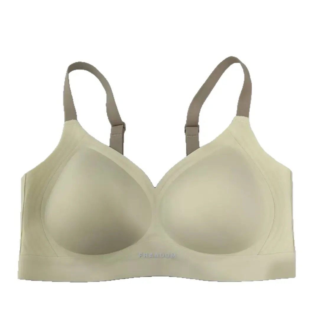 Xiumai 605 Seamless, Comfortable, Soft Support Bra with Fixed Cups, Breathable, Soft, Wireless Vest-Style Bra