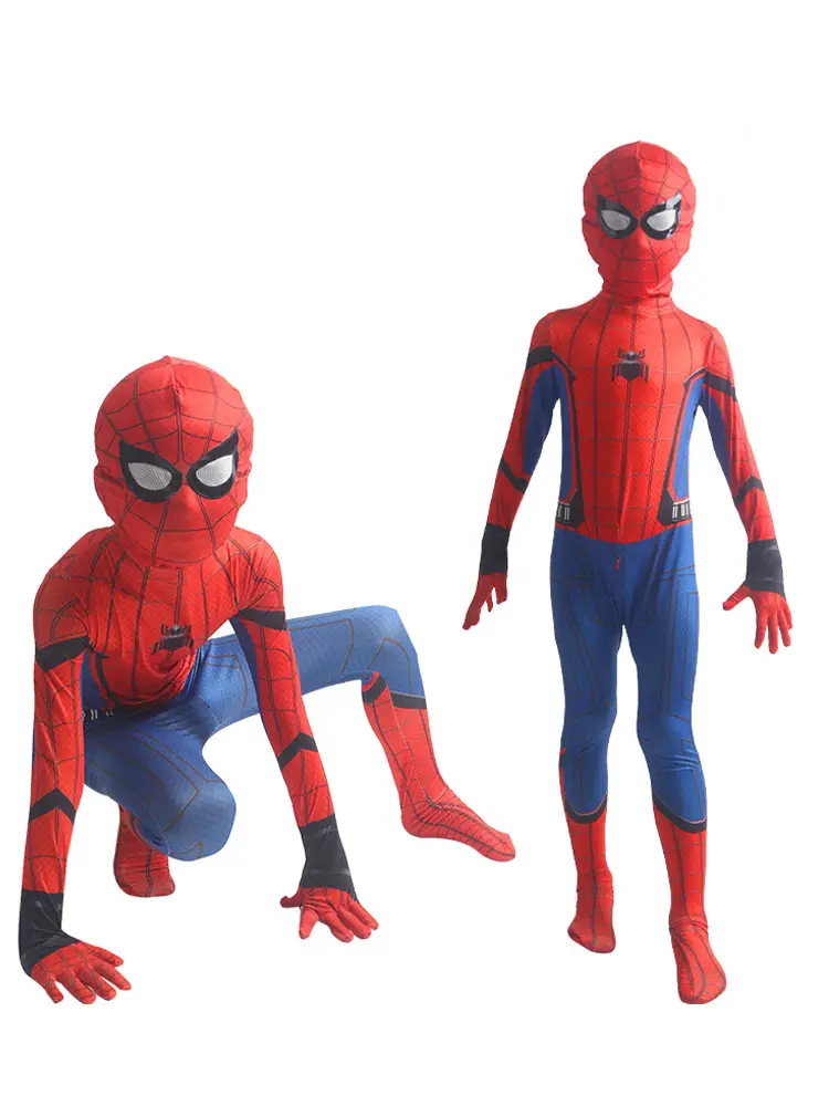 Spider-Man Tights Far from Home Adult Cosplay Anime Costume Halloween Children's Miles Jumpsuit — feature 6