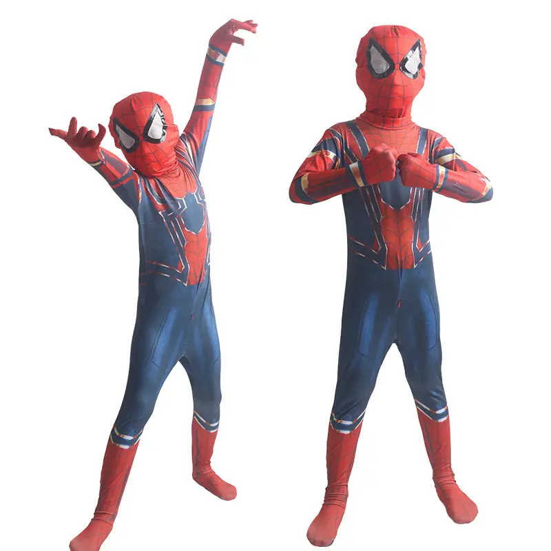 Spider-Man Tights Far from Home Adult Cosplay Anime Costume Halloween Children's Miles Jumpsuit — feature 7