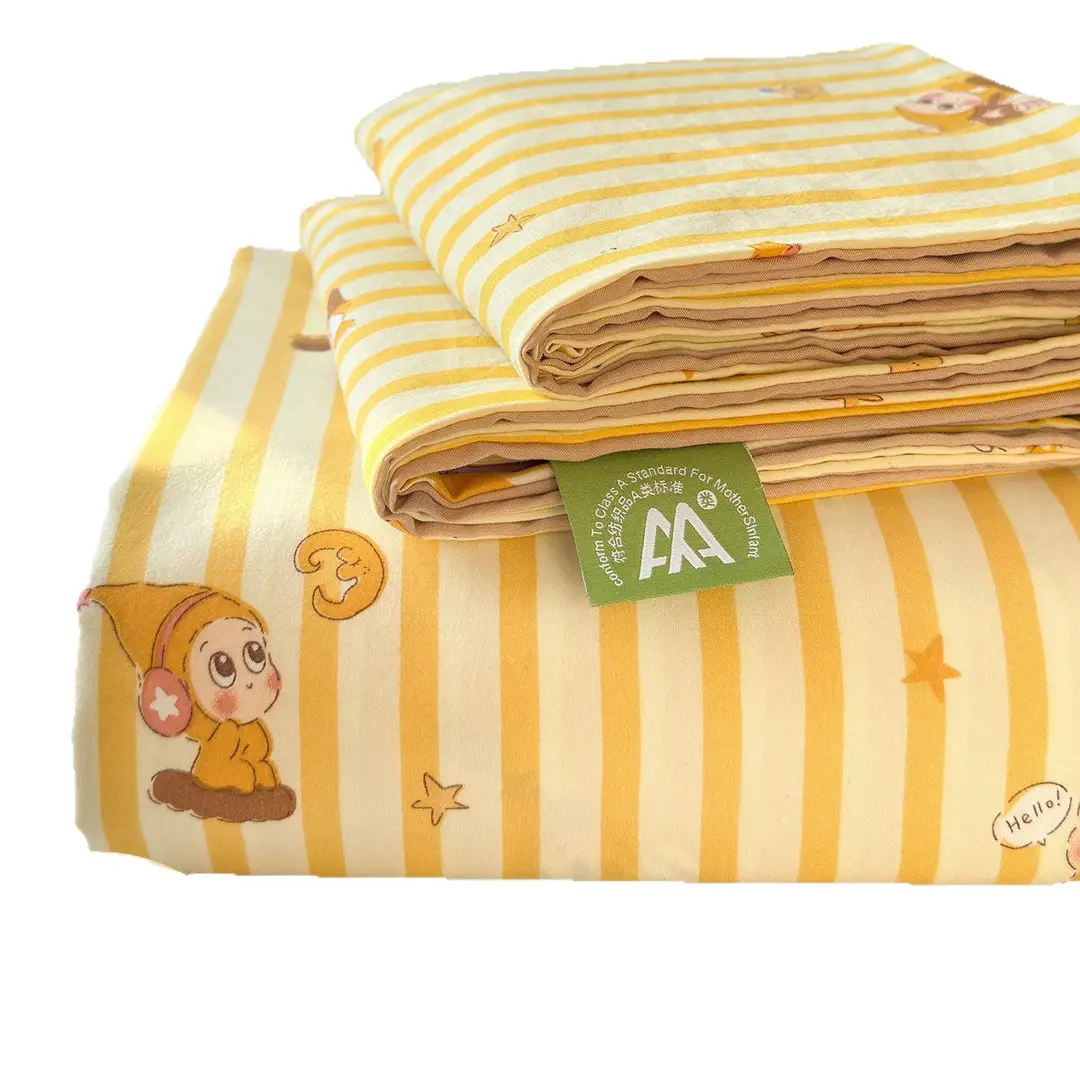 Maternity and Baby-Grade Class a Ultra-Soft Single Bed Sheet, Traditional Pure Washed Cotton Single Bed Sheet, Pure Cotton Student Dormitory Single Bed Sheet 3