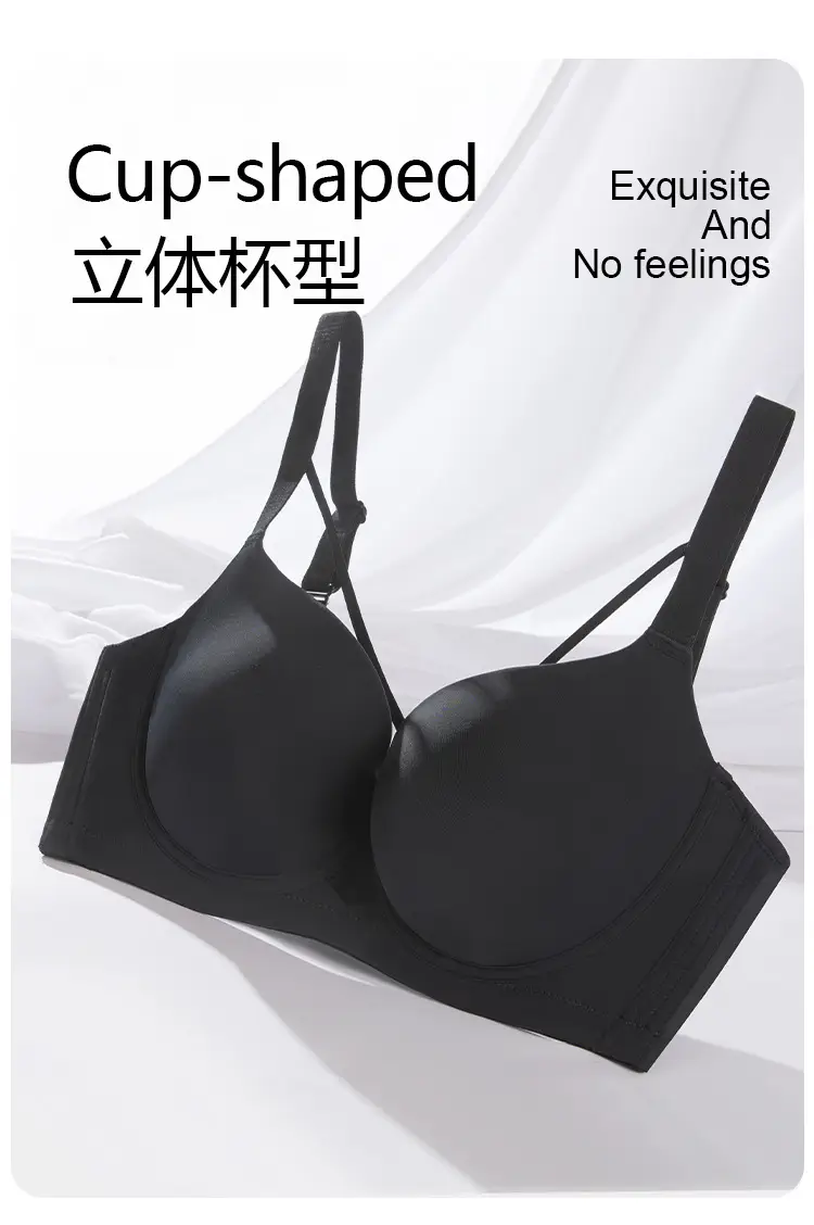 Plus-Size Seamless Bra for Women, Thin Style, Minimizes Large Bust, Anti-Sagging, Gathering and Shaping, Adjustable Bra for Plus-Size Women, Cross-Border — feature 19