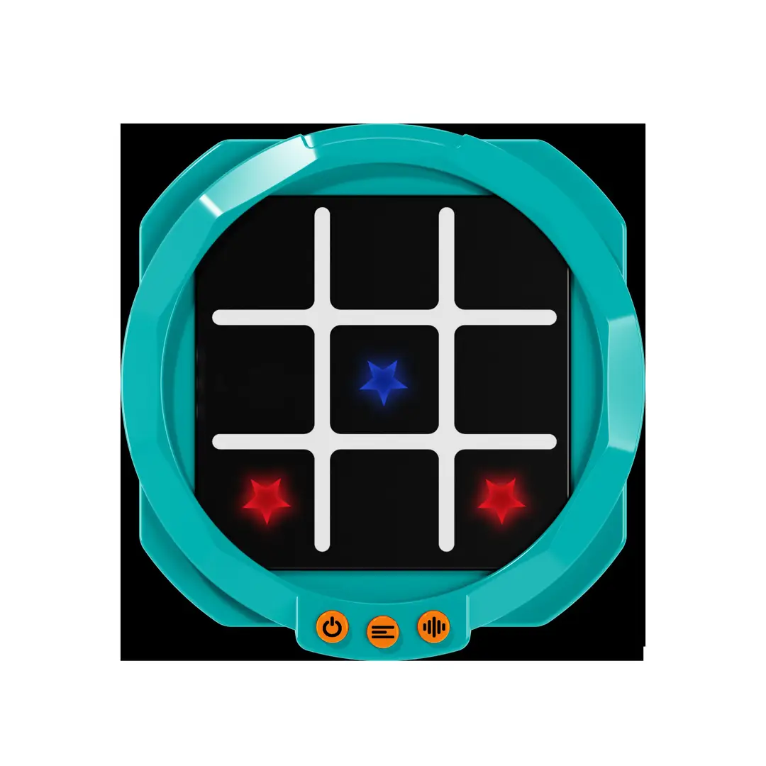 Super Tic-Tac-Toe Children's Toy Six-In-One Educational Electronic Chess Board for Boys and Girls Multifunctional Game Console