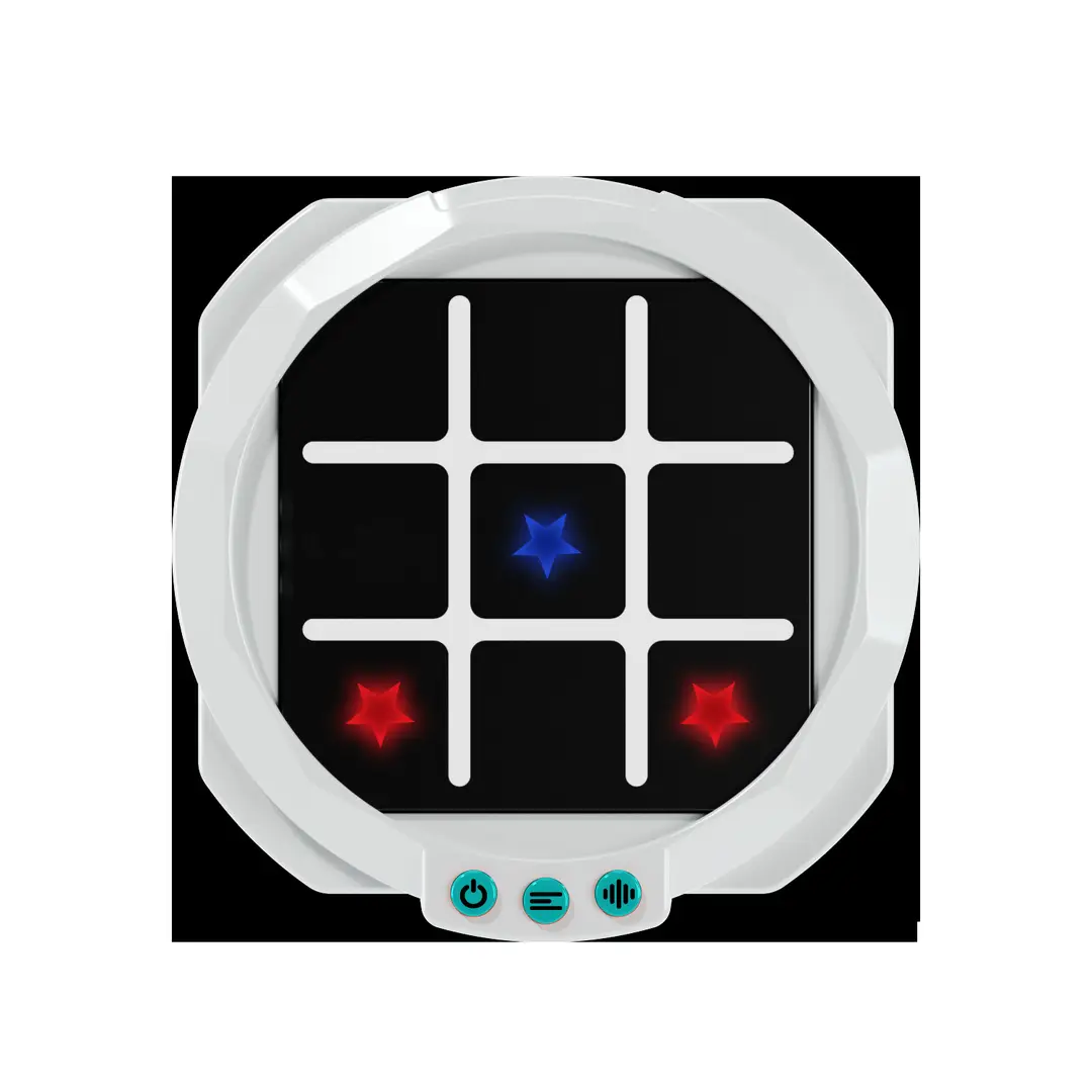 Super Tic-Tac-Toe Children's Toy Six-In-One Educational Electronic Chess Board for Boys and Girls Multifunctional Game Console
