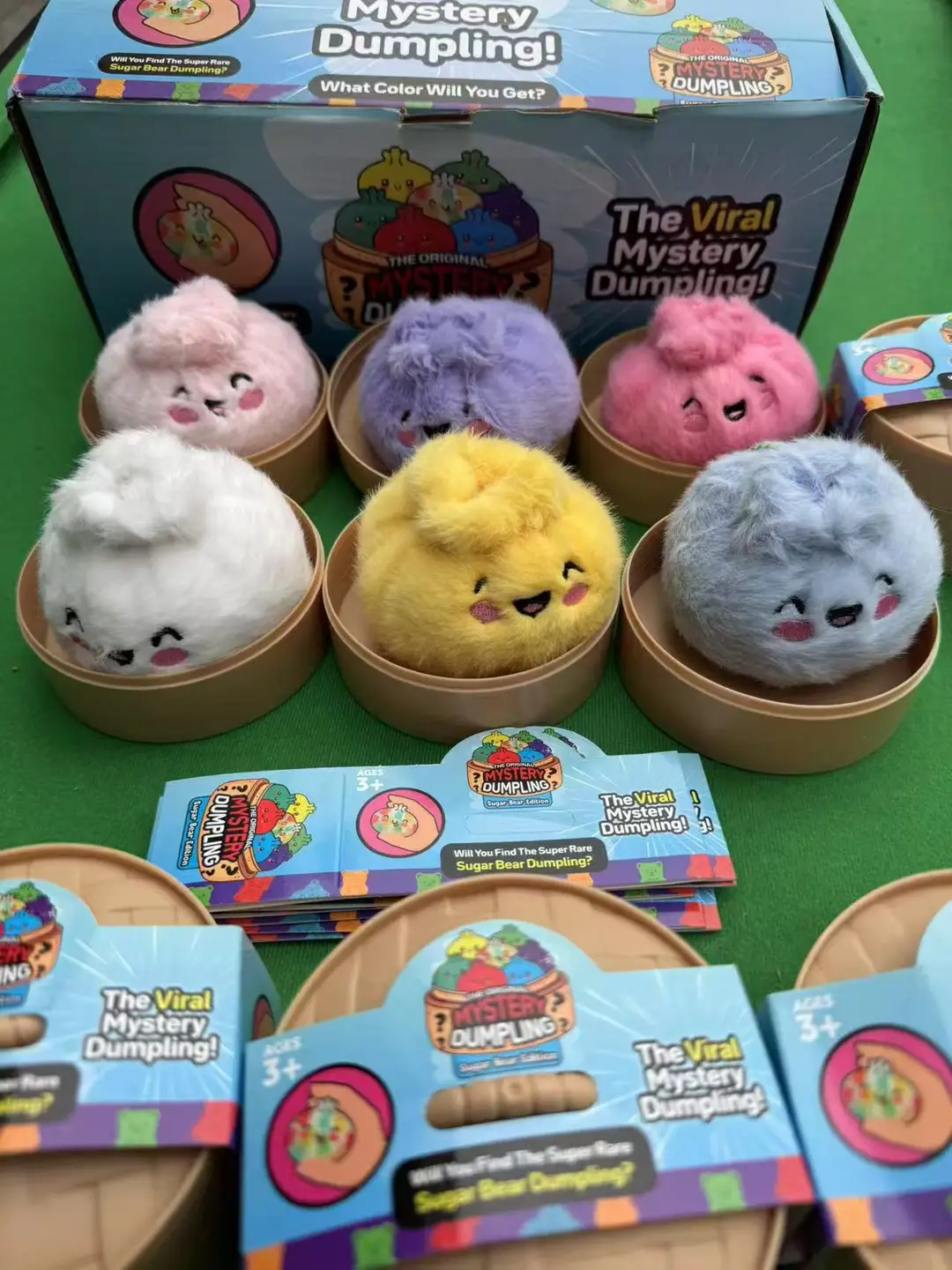 Popular Internet-Famous Plush Bun Stress-Relief Toy, Dumpling Squishy Toy Keychain — feature 2