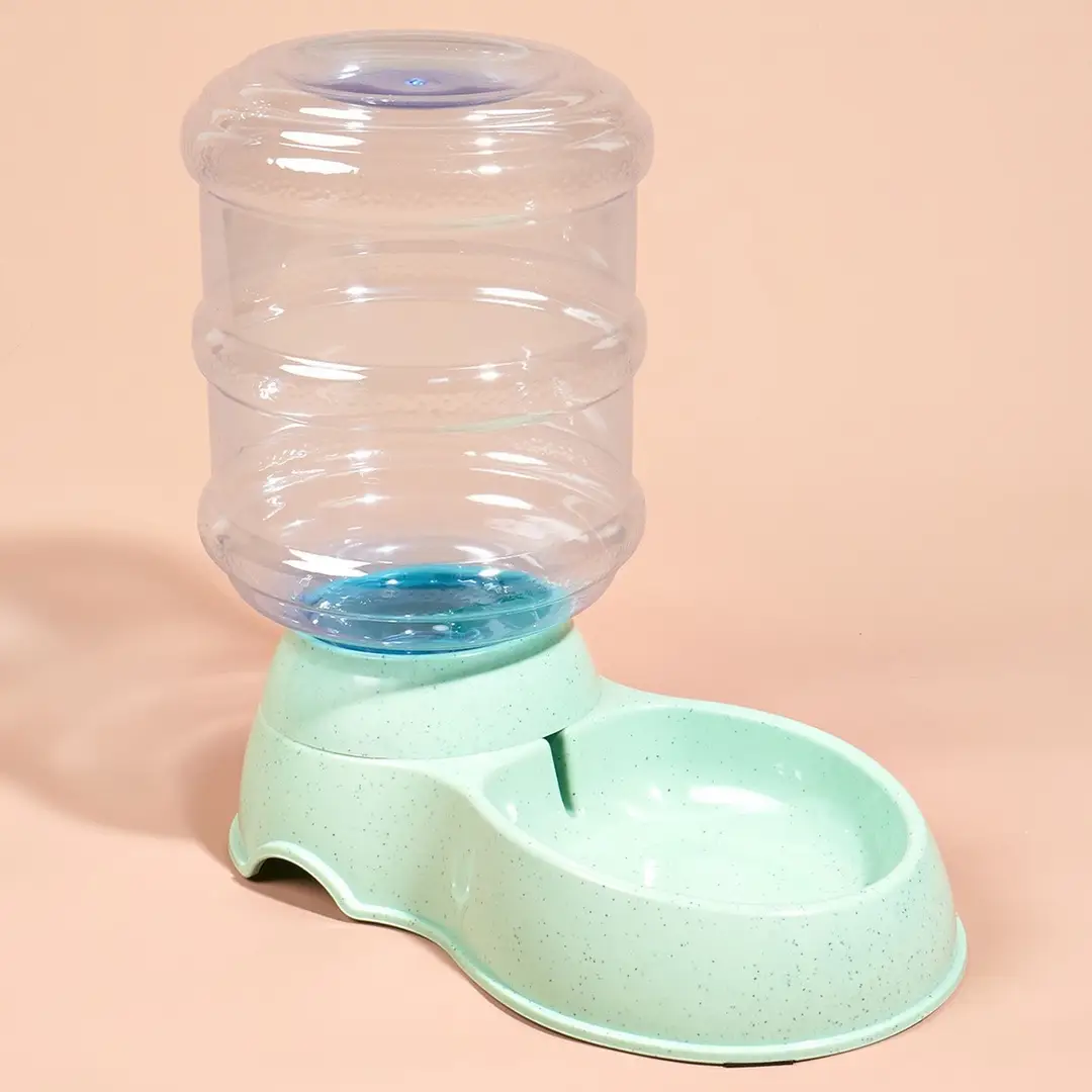 Cross-Border Pet Water Dispenser 3.8 Liter Large Capacity Cat and Dog Feeder Water Dispenser Water Feeder Bowl